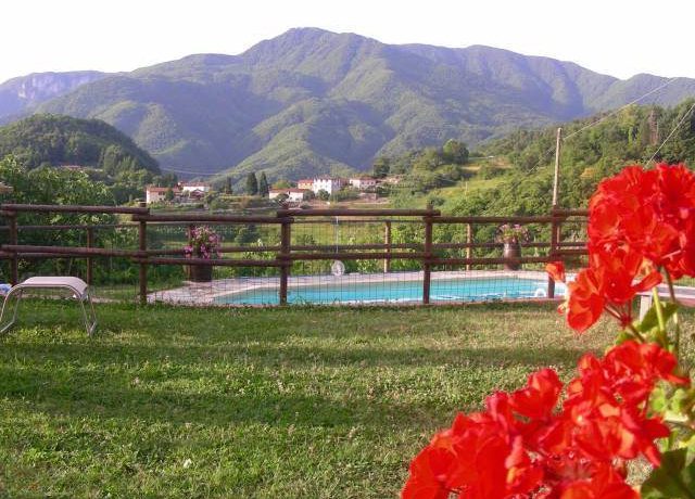 Vista panorama dal giardino