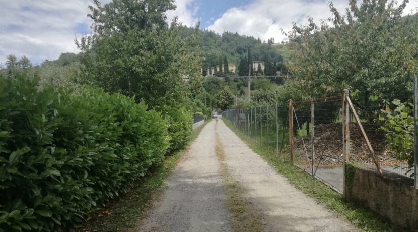 Strada di accesso alla proprietà