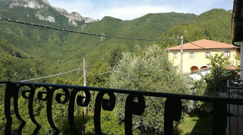 Vista dal balcone